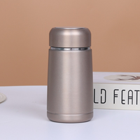 Mini Tasse Isotherme en Acier Inoxydable avec Séparateur de Thé, Anti-Fuite, Portable, Cadeau d'Affaires pour Hommes et Femmes (Isolation Thermique 12-24 Heures)