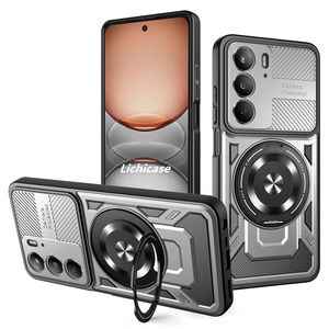 Ốp áo giáp khung vô hình họa tiết sợi Carbon cho realme C85 C85 Pro Vỏ sạc không dây - Product Image 4