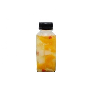 Custom Logo 12oz 16oz <b>Square</b> Empty <b>Plastic</b> Clear Juice Bottle PET <b>Square</b> Beverage Bottle for Tea Drink Juicer <b>Containers</b> - Product Image 4
