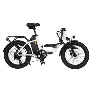 20 Inch <b>Ebike</b> Electric City Bike for Adults <b>Fat</b> Tire E Bicycle with Low Step <b>Frame</b> - Product Image 4