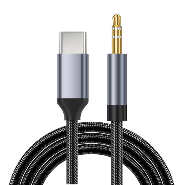 Custom 3.5mm Male to Dual RCA Stereo Audio Cable Black Nylon Braided Gold Plated Plug Hi-Fi Sound Cord