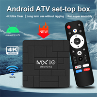 TV Box MX10 K2 de Alta Calidad, Android 13, Allwinner H313, WiFi 6G, Control Remoto por Voz BT, 4k
