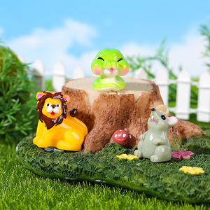 Adornos de Resina de Animales en Miniatura, León, Ratón, Serpiente, Decoración de Vida Silvestre, Accesorios Artísticos para el Hogar y Escritorio - Product Image 2