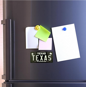 Aimant de plaque d'immatriculation Texas, mini décoration magnétique pour réfrigérateur ou bureau, aimants de réfrigérateur de 1.75 par 3.5 pouces - Product Image 2