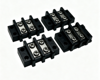 Terminal Blok Penghalang Listrik Sekrup PCB Baris Ganda 600V 30A 4 Jalur Pitch 14mm GOLTEN GT89-A