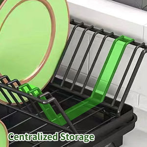 שכבה אחת נירוסטה צלחת מנקז מטבח משטח משטח אנטי חלודה-חיסכון צלחת ייבוש - Product Image 2