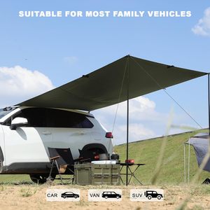 Tenda da sole per auto 10 x 6,6 piedi per SUV e furgoni, non richiede portapacchi, impermeabile, protezione UV50+ - Product Image 4