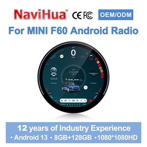 Navihua pour BMW MINI F60 NBT EVO - Mise à niveau de la voiture - Écran rond 12'' - Autoradio Android - Navigation GPS - Multimédia - Carplay - DSP - Stéréo - Product Image 1