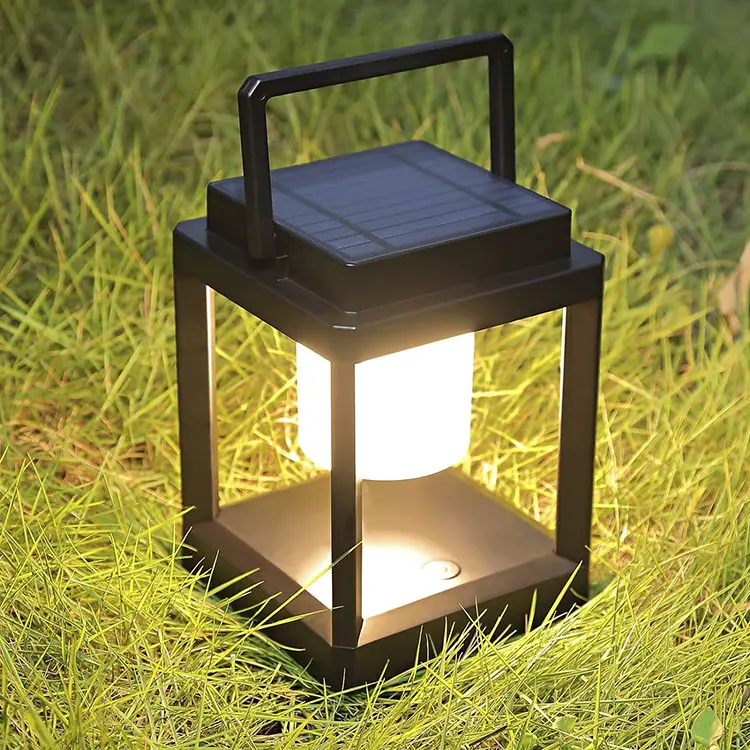 led portable solar camping light outdoor decorative table light for reading room bedside living room