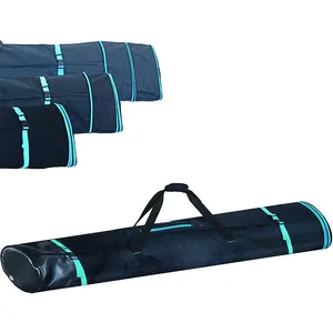 Custom 2024 5mm dense foam padding adjustable length ski bag padded ski bag adjusts from 170cm to 190cm snowboard bag