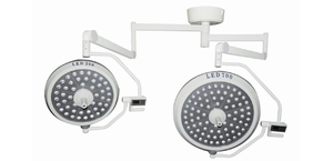 Lampes halogènes à pétales à LED autonettoyantes anti-rayures Lampes chirurgicales à double tête en acier inoxydable Matériau pour animal de compagnie - Product Image 6