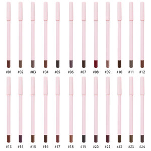 Lápiz Delineador de Labios Personalizado con Pigmento Rosa y Negro, 26 Colores, Marca Privada, Resistente al Agua, Larga Duración, Maquillaje Mate - Product Image 4