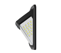 128 éclairages led extérieur avec capteur solaire, imperméable conforme à la norme IP65, applique murale