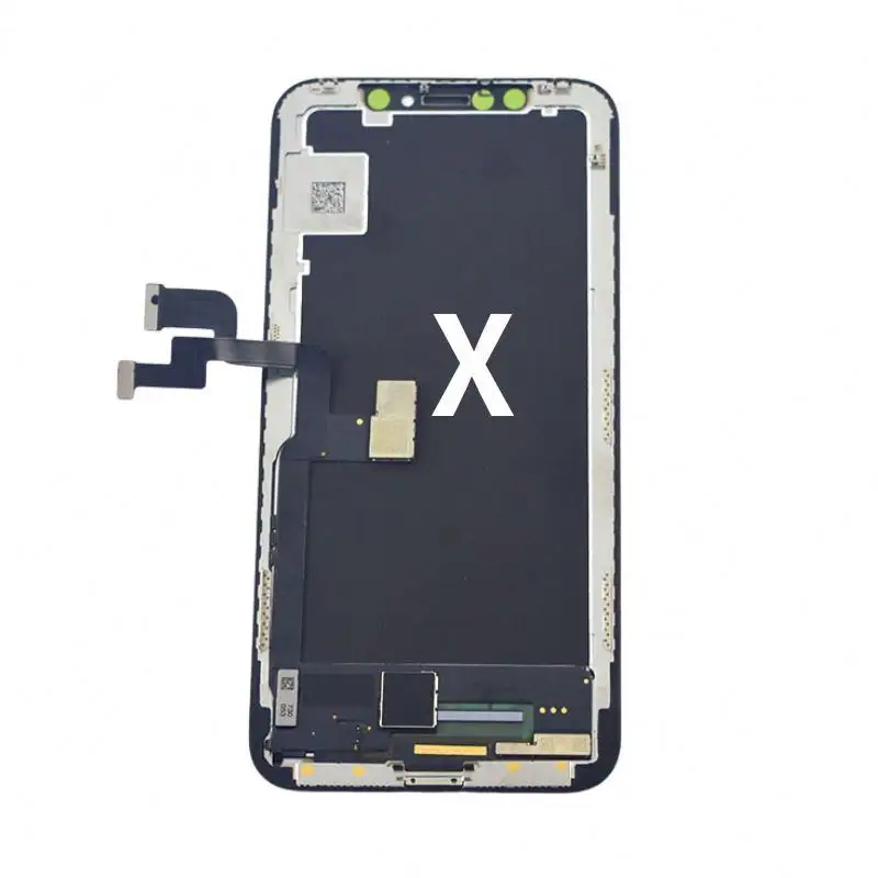 Harga pabrik untuk iphone X layar LCD untuk iphone x penggantian layar asli untuk iphone X Display untuk iphone x gx LCD asli