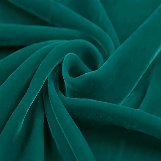 Traditional Vintage Elegant 100% Organic Cheap Price Silk Velvet Fabric for Curtain Cushion