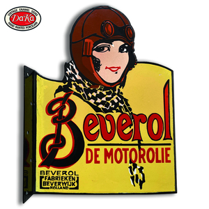 Plaque en émail de porcelaine <span class=keywords><strong>vintage</strong></span>, style <span class=keywords><strong>Esso</strong></span>, transparente, pour station-service - Product Image 4