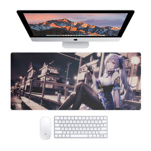 Genshin แผ่นรองเม้าส์ของ <span class=keywords><strong>Gundam</strong></span> League of Legends แผ่นรองเมาส์ลายปีศาจแบบไม่กระแทก - Product Image 4