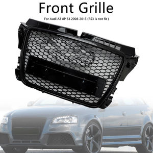 Dropshipping coche <span class=keywords><strong>A3</strong></span> S3 panal parachoques delantero parrilla RS3 estilo brillo negro rejilla para <span class=keywords><strong>Audi</strong></span> <span class=keywords><strong>A3</strong></span> S3 2008 2009 2010 2011 2012 - Product Image 6