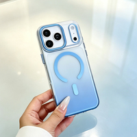 Étui de téléphone magnétique tendance JOYPORODO B367 en PC dégradé pour iPhone 14 15 16 17 18 Pro Max, antichoc et de protection professionnelle