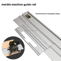 Rails de Guidage en Aluminium Type 19 1,4/2,8 M avec Base de 4/5 Pouces, Kit de Scie Circulaire sur Rail Universel pour Découpe de Machines à Marbre