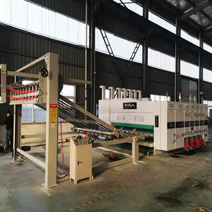 自動4色高速印刷ダイカッティングマシンカートンスロッティングカートンファクトリーマシン用の新しい工場設備 - Product Image 2