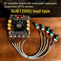 Carte d'amplification numérique APTX ZK-SUB1200Q Extension de subwoofer 600W Double puce TPA3255 pour son haute fidélité