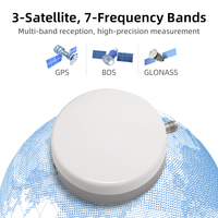 Antena GNSS de Alta Precisión RTK con Conector TNC-K, Triple Sistema GPS BDS GLONASS, Polarización Vertical