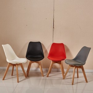 Intérieur salle à <span class=keywords><strong>manger</strong></span> chaise muebles sedie ocio rembourré salon chaises sillas de plasticas solide bois chaise <span class=keywords><strong>tulipe</strong></span> - Product Image 5