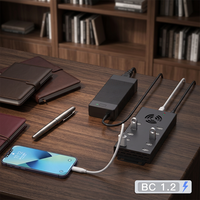 Sipolar A-400, Hub USB de 10 Puertos, Estación de Carga de 2A y 120W, Cargador Sincronizado para Teléfonos y Tabletas, para Dispositivos de Reparación en Bodega, Carga Masiva