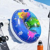 Tapis de neige gonflable en PVC écologique, épaissi, avec fonction anti-retournement pour le plaisir des adultes lors du ski hivernal, des luges et des tubes à neige