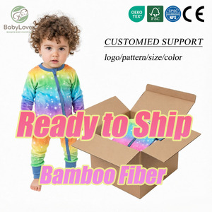 Babylovey Whatnot Ready to Ship Bamboe Pyjama's Bamboe Mystery Blind Box Peuter Slaappakjes Karakter Bamboe Baby YKK 2-weg Rits - Product Image 1