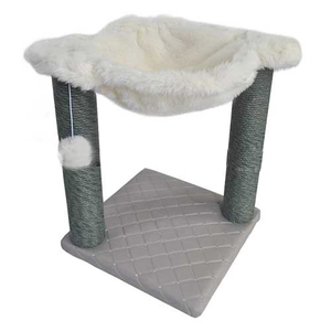 Kattenboom gris gato grande Cama de Gato hamaca cama gato condo casa sisal - Product Image 6