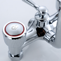 Mitigeur de bain à double poignée robinet de douche ensemble de salle de bain de type classique