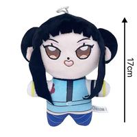 Peluche chat monstre bleu mignon et effrayant, jouet en peluche personnalisé OEM, décoration animale en peluche, porte-clés en peluche 10 cm