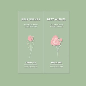 Tùy Chỉnh Trong Suốt Hình Chữ Nhật 'Mở Me' 'Cảm Ơn You' Vinyl Dính Dán Cho Cửa Hàng Tạp Hóa Siêu Thị Triển Lãm Khuyến Mại Sử Dụng - Product Image 6