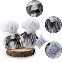 Gnomes de cuisine en peluche écologiques scandinaves, figurines Tomte M. et Mme, poupées elfes pour plateau de table de cuisine, Saint-Valentin