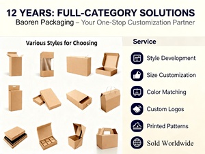 Baoren Square Handheld Rigid Clothing Packaging Box Magnetic Closure Thick Cardboard Eco-Friendly Recycled <b>Materials</b> Universal - Product Image 6