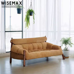 WISEMAX mobili Nordic designer italiano in vera pelle divano Coach braccio basso design retrò mobili da soggiorno <span class=keywords><strong>Set</strong></span> divani - Product Image 6