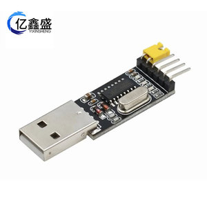 CH340G โมดูล USB เป็น TTL สำหรับการแปลงบอร์ด PCB การเขียนโปรแกรมไมโครคอนโทรลเลอร์ STC - Product Image 3