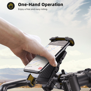 Support de téléphone pour vélo Lamicall BM02 sécurisé avec verrouillage de sécurité, anti-vibration, support de téléphone pour moto, guidon de vélo, support pour téléphone de 4,7 à 6,8 pouces - Product Image 3