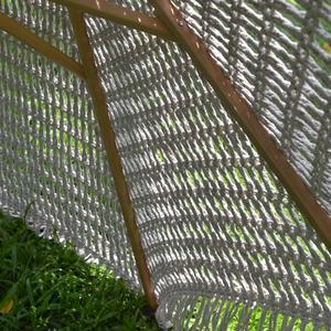 Parasol pour hôtel-Conception de corde de coton évidée, poteau en bois pour cour et plage - Product Image 3