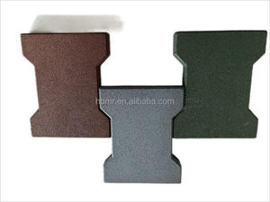 户外橡胶砖狗骨形马排垫马马厩橡胶砖后院橡胶 - Product Image 6