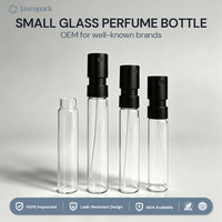 Flacon d'échantillon de parfum personnalisé, testeur de parfum, flacon vaporisateur miniature en verre de 2 ml, atomiseur de Cologne