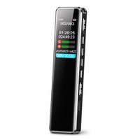 Grabadora de Voz Digital Inteligente con Reducción de Ruido, Pantalla TFT, 8GB-32GB, USB, Material Metálico, Graba Audio en Formato WAV, para Reuniones de Larga Duración