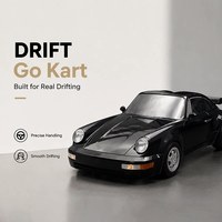 Kart électrique de drift de style voiture de sport vintage personnalisé OEM, 72V 2500W, kart de divertissement pour adultes