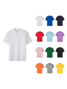 Polo personnalisé avec logo, col à revers, polo de golf, t-shirt en coton et polyester, manches courtes, polo pour homme, polo brodé uni - Product Image 2