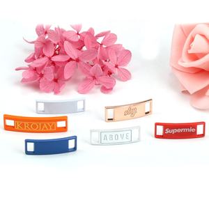 Gantungan Sepatu Logam Kustom Grosir yang Dipersonalisasi, Tag Berlapis Seng, Gesper Sepatu, Hiasan Tali Sepatu - Product Image 3