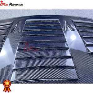 <span class=keywords><strong>GT3</strong></span> สไตล์คาร์บอนไฟเบอร์สําหรับ <span class=keywords><strong>Nissan</strong></span> R35 GTR 2008-2016 Bonnet - Product Image 4