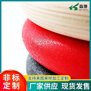 Anneaux de gymnastique Moriyasu 28 mm en ABS et bois, anneaux ronds suspendus pour l'entraînement physique à domicile - Product Image 3