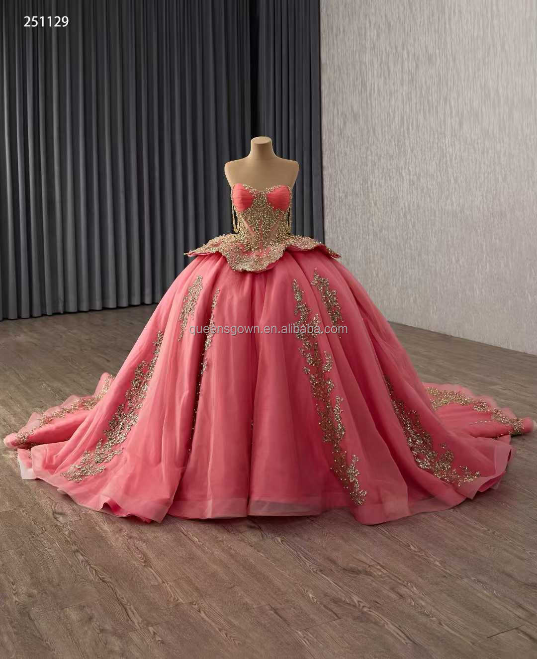 Gorgeous Pink Dress - Floor-Length Sequin Evening Gown Gorgeous Pink Dress - Floor-Length Sequin Evening Gown